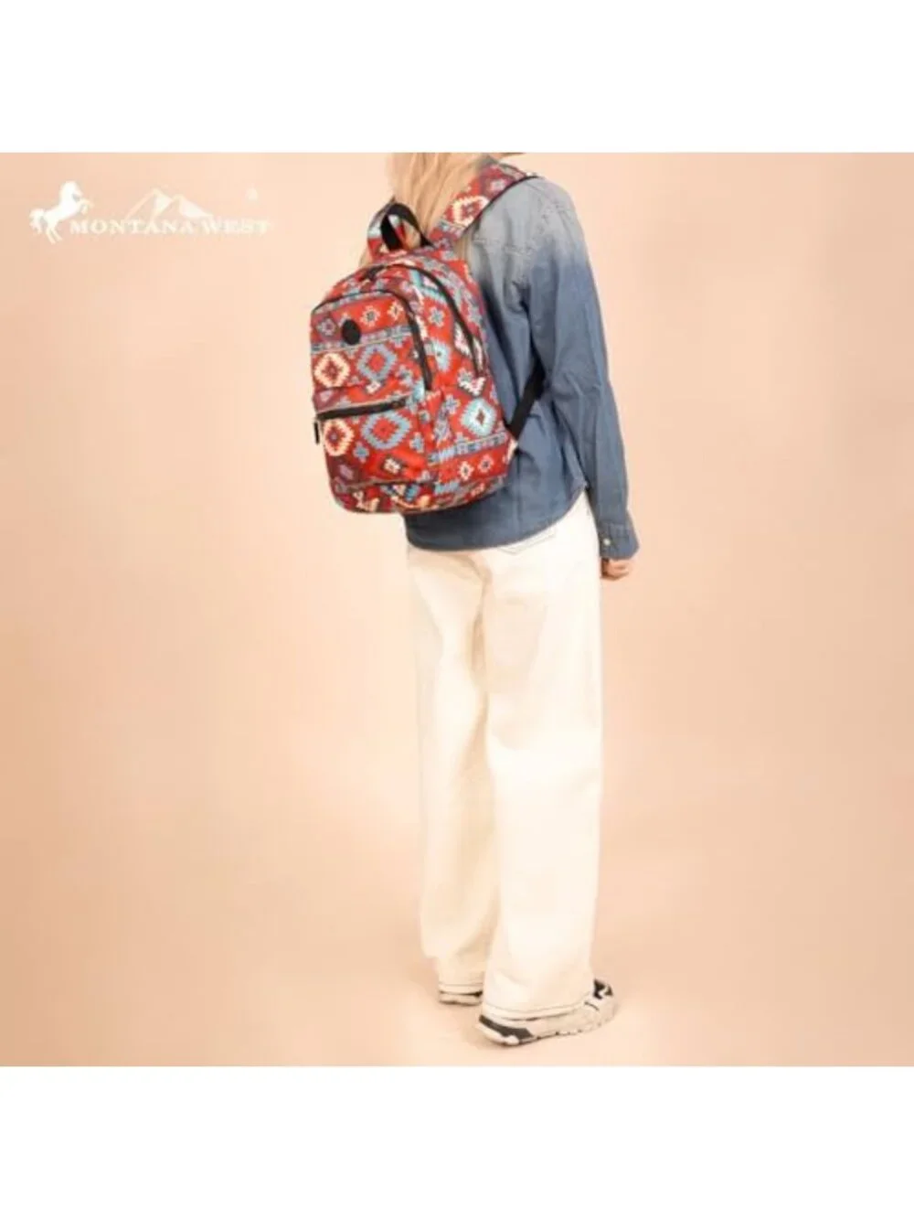 Stylish Western-Inspired Women's Backpack Purse | Casual Travel Daypack for